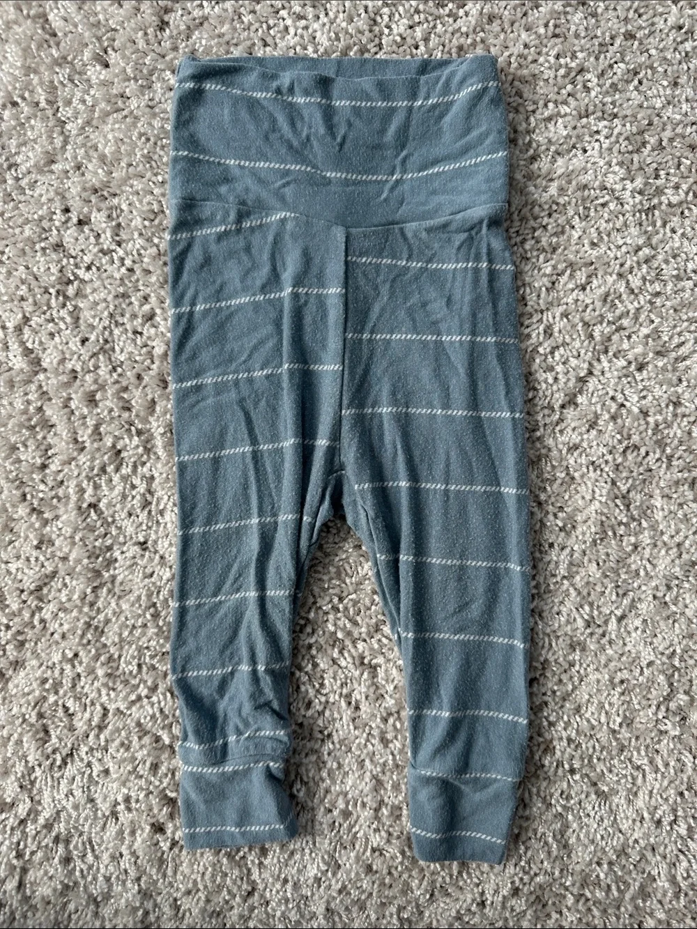 Lou Lou & Company Blue Striped Baby Top and Bottom Set